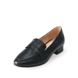 머랭고 소가죽 로우힐 슬림페니로퍼 M24F03L