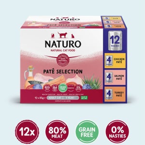 이벤트진행중 내추로 캣 습식 파우치 버라이어티팩 (12개입), 85g, 1개