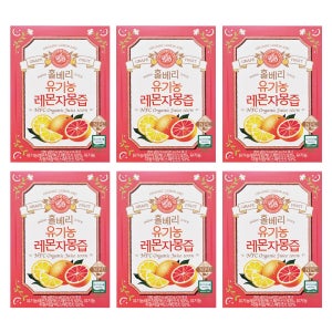 홀베리 유기농 레몬자몽즙 6박스 84포