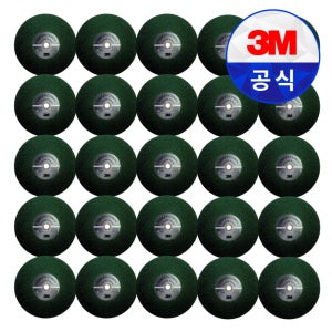 3M 절단석 프리미엄 355mm 푸른돌 고속절단날 컷팅석 그라인더날 스텐 1개, 25개