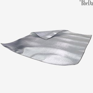 [수납커버 포함] 빼다 접이식 경량 야외 휴대용 캠핑 피크닉 방수 양면 은박 매트 돗자리 200x200cm, 2.5cm, 실버