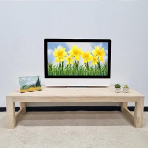 이앤위즈 원목 좌식데스크1200 테이블 낮은책상 좌식탁자 롱협탁