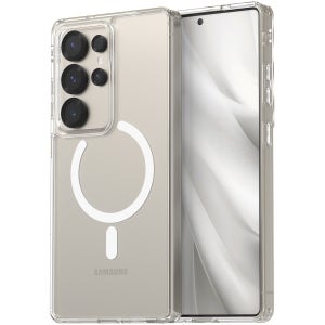 퓨어쉴드 2배자력 맥세이프 방탄 범퍼 케이스 투명, 갤럭시S25 플러스