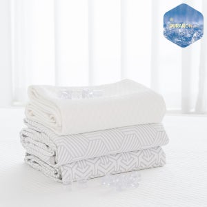 패밀리형 듀라론 냉감 여름 침대 패드 매트리스 여름 쿨링 누빔 패드 고정밴드