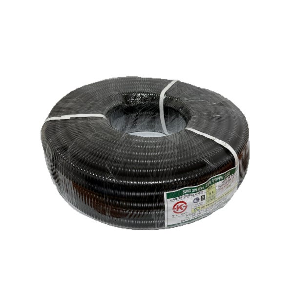 방수후렉시블 전선관 GW 16MM 검정 직접생산 주름관