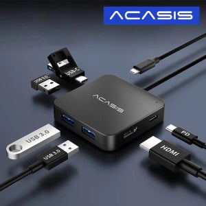 ACASIS 아카시스 AC-HC31 6in1 USB-C 허브 멀티 포트 고속충전 4K지원