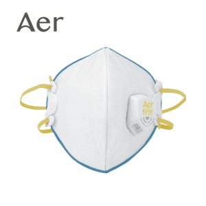 아에르 KX110V 1급방진마스크 활성탄 냄새제거 접이식 배기밸브 가정용 산업용 10매