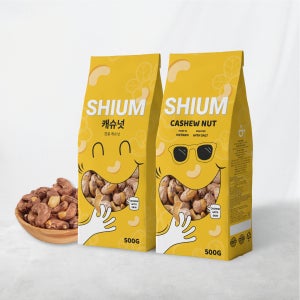 [옥스옥스] 프리미엄 구운 캐슈넛 500g, 2개 (총 1kg)