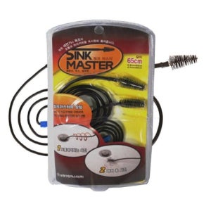 싱크마스터 세면기 머리카락 청소 철사 도구 (길이 65cm 2개입)