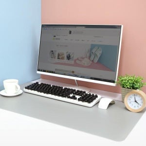 사무 실 데일리 듀얼 컬러 양면 가죽 데스크 패드 WIDE 매트 용품 책상 꾸미기 그레이 카키 브라운 베이지