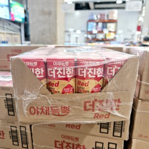 야채듬뿍 더진한 레드 주스 125ML x 24개입 코스트코 대용량 과일 쥬스