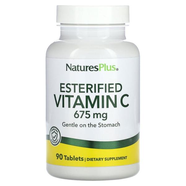 NaturesPlus, 에스테르 비타민 C, 90 정