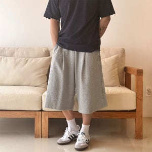 남자팬츠 핀턱팬츠 헤비쭈리팬츠 데일리팬츠