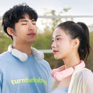 냉각기능 3세대 대용량 무선 냉각패드 넥밴드 선풍기 쿨링 목선풍기