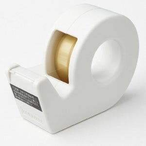 고쿠요 카루컷 일직선 테이프 커터 소형 화이트