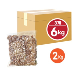 맛집의비결 국밥용 국내산 돼지곱창 업소용도매 2kg, 3개