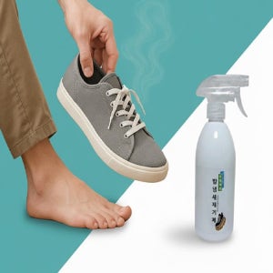 뿌리는 발냄새 제거제 500ml, 1개 운동화 신발 냄새 제거 스프레이 안전화 군화