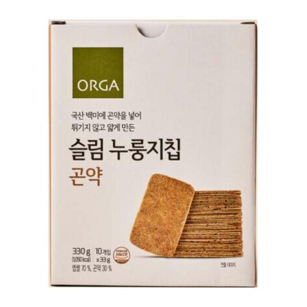 ORGA 슬림누룽지칩 곤약 제품 이미지