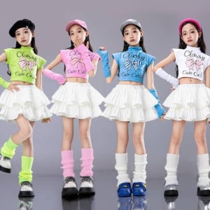 걸그룹 걸스힙합 댄스학원 단체복 주니어 키즈 방송댄스복