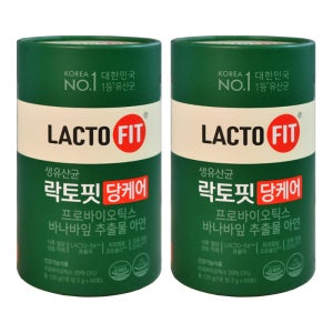 락토핏 당케어 2g x 60포 2개 종근당건강 PBS유산균 혈당케어 4개월