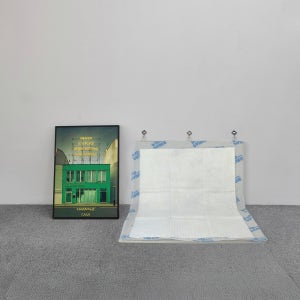 와우 신나라 강아지 배변판 실리콘 배변매트 쿨그레이, 초대형(59X74cm)