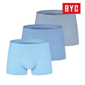 BYC 남성 하이앤노블 면스판 80수 수피마 드로즈 세트 3매입 MNS5005