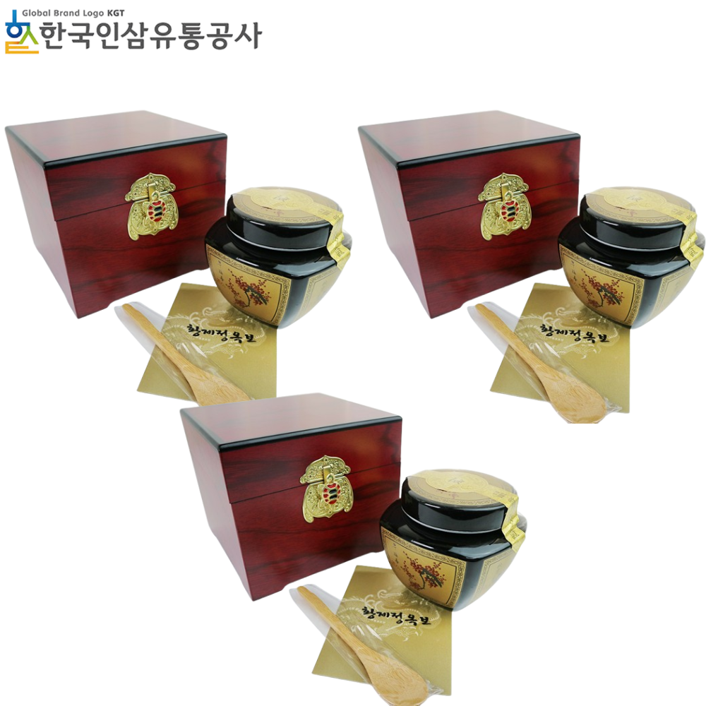 한국인삼유통공사 황제정옥보 600g 3박스 생지황 홍삼 백복령 추출액 부모님 선물 세트
