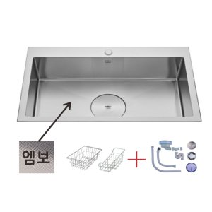 하츠공식인증점 리폼 엠보사각볼 코팅 싱크볼교체 HZ-EW8502SF 하츠올스텐배수구증정