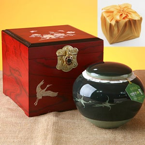 도자기꿀 12호 헛개야생화 엄나무꿀 2.4kg 흑자운학 고가구 설 추석 명절 선물세트