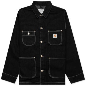 [칼하트] 25SS OG 초어 로고 패치 데님 자켓 블랙 I031896 892Y