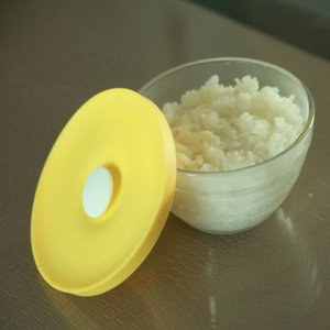 글라스락 오븐 글라스 스팀홀 원형 밀폐 330ml 쿠킹볼 이유식 냉동밥 전자렌지용기