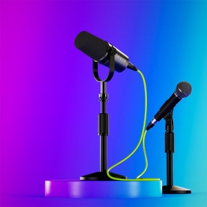 SHURE MV7i + SM58 K-LC(스위치 없음) 슈어 소프트 번들 패키지 (스탠드 및 XLR케이블 미포함)