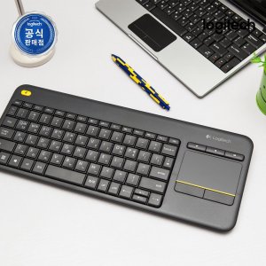 로지텍코리아 공식 K400 Plus Wireless 터치패드 무선 키보드
