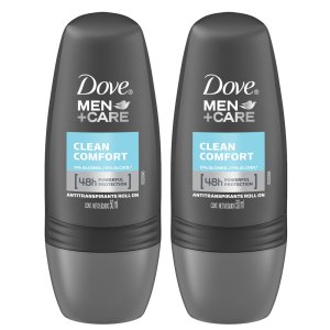 도브 데오드란트 맨 롤온 스틱 겨드랑이땀 냄새제거 암내 액취증 컴포트, 50ml, 2개