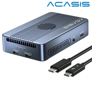 ACASIS 아카시스 TBU-405PROMax 썬더볼트 3/4 40Gbps RAID NVME SSD 외장 케이스 인클로저