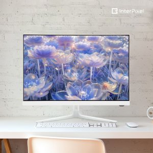 인터픽셀 IP2418 61cm(24인치) IPS 100Hz 올 화이트 사무용 모니터 일반