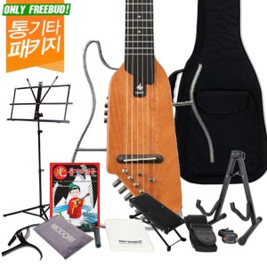 통기타 시작을 위한 가성비 풀패키지!! DONNER 사일런트 반려기타 HUSH-I 허쉬원 마호가니 내추럴