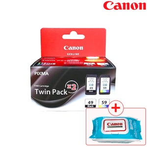 [캐논코리아 트윈팩세트] 캐논 정품 잉크 PG-49 + CL-59 E409 E489
