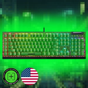레이저코리아 블랙위도우 V4 X 마인크래프트 에디션 영문 게이밍 키보드 Razer BlackWidow V4 X Minecraft Edition US