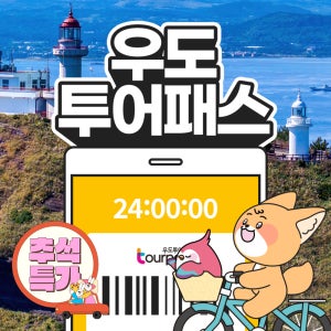 제주 우도투어패스 12시간 / 24시간 우도 왕복 여객선 배편 여행 성산