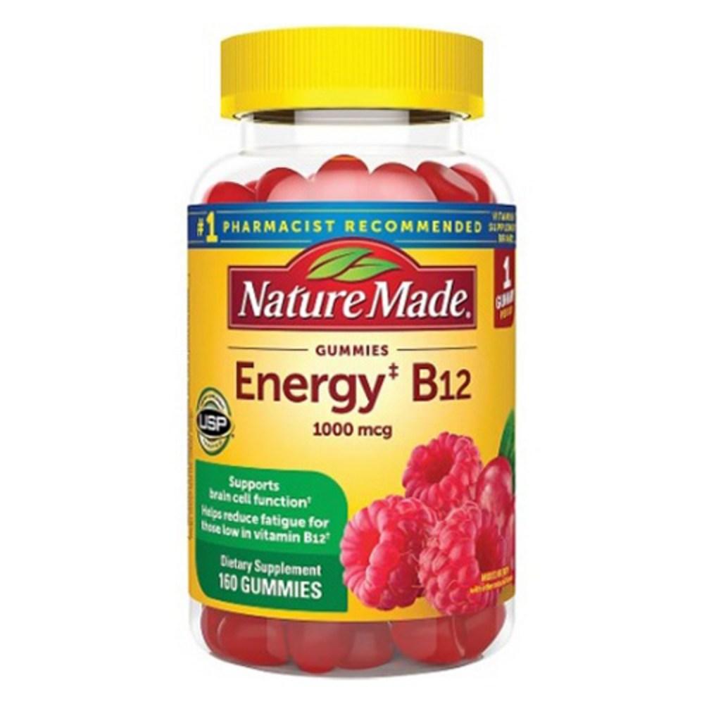 네이처메이드 <b>에너지</b> <b>구미 1000mcg</b> <b>B12</b> 160정