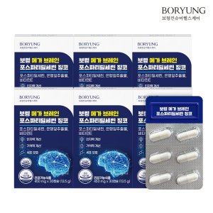 보령 메가브레인 포스파티딜세린 징코 180캡슐