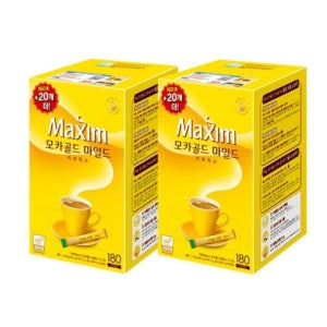 맥심 모카 골드 믹스 180T (160T+20T) x 2개입 총 360T