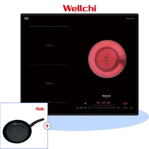 웰치 빌트인 3구 하이브리드 전기레인지 KR-SH4600/전기쿡탑