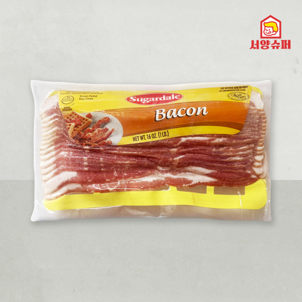 슈가데일 베이컨 454g 수가데일 저염베이컨 업소용 대용량 식자재