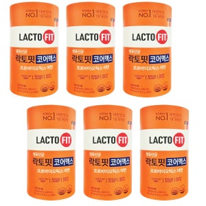 종근당 락토핏 코어맥스 6통 12개월분 락토핏 생유산균 프로바이오틱스