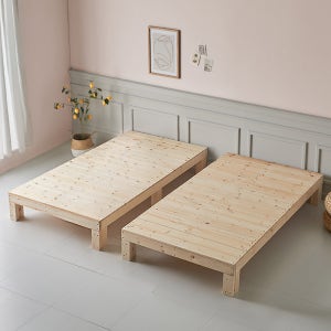 부부침대 트윈 안방싱글 원목 맞춤 제작 프레임