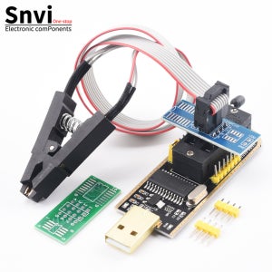 CH341A 24 25 시리즈 EEPROM 플래시 BIOS USB 프로그래머 모듈 93CXX / 25CXX 24CX 용 SOIC8 SOP8 테스트 클립