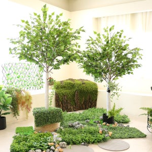 인테리어 조화 소원 나무 인조목대 자작나무 150cm