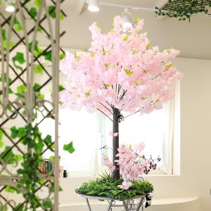 인조나무 인테리어 벚꽃 조화 화분 조경 플랜테리어 인조목대 구름벚꽃나무 150cm